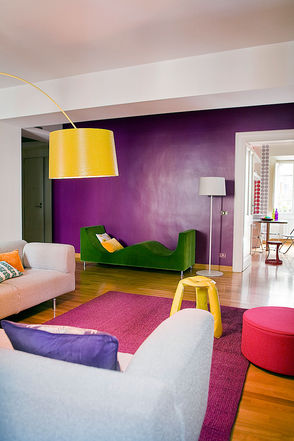 E tu...di che colore vuoi dipingere le pareti? architettura e ... Pareti colorate salotto