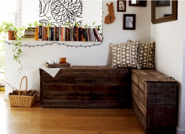 Arredare con i pallet e le cassette di legno architettura e design ... Bancali legno idee