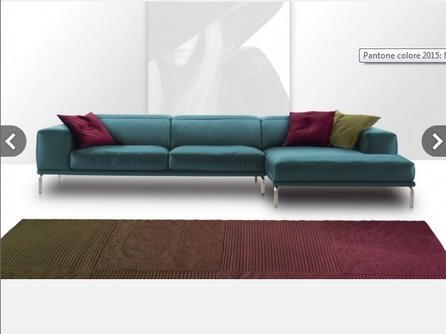 Cuscini Nicoline in tonalità Marsala Gli accessori d'arredo proposti da Nicoline con il divano City, declinati nel colore Pantone 2015