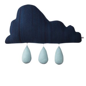 cuscino in lana con goccie di pioggia a 83€ martino design