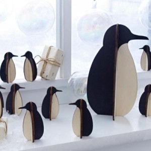 fai da te decorazioni penguin decoration 5.0 sterline  www.lindsayinteriors.co.uk