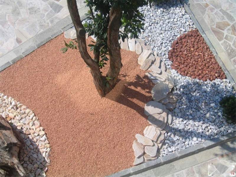 Arredare con i sassi architettura e design a roma Giardini con sassi