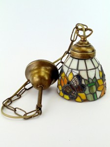 .amazon fd-bolletta Lampadario ottone brunito liberty sospensione1 luce,lampadari con vetro 59.00euro