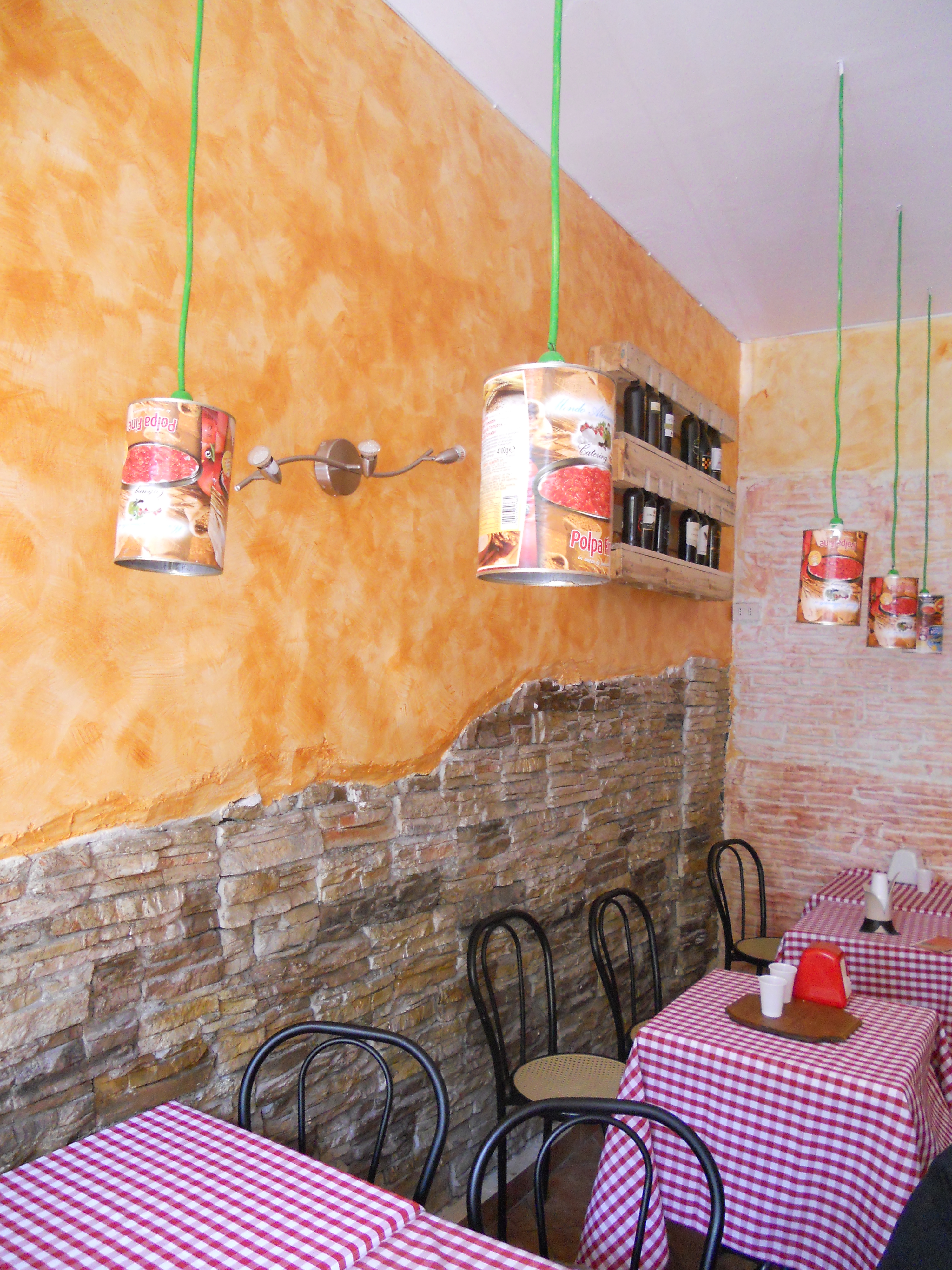 Illuminazione di recupero e piccole modifiche per una pizza al ...
