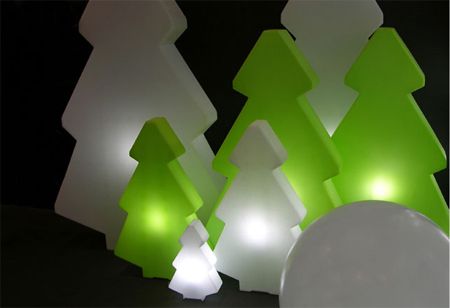 lamp di slide la famiglia di lampade da terre a forma di alberello lightree disegnata da letizia cenzi parte da 45cm fino a 2mt