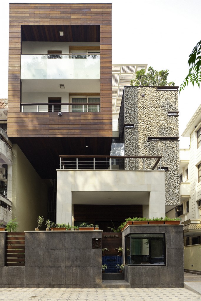 arch Anagram Architects Delhi progettato questa residenza per due fratelli e le loro famiglie 2
