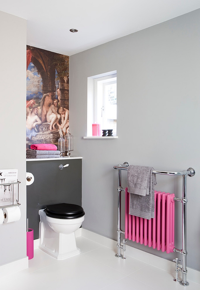 Feminine-bathroom-with-a-restrained-pop-of-pink