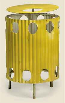 arte mathieu_mategot_java_a_lacquered_corrugated_iron_and_metal_table_lamp_d5392512h