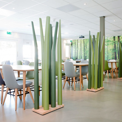 VERDE design Spring per De Vorm progettato da floris schoonderbeek ricorda i fili dell'erba alta www.devom.nl