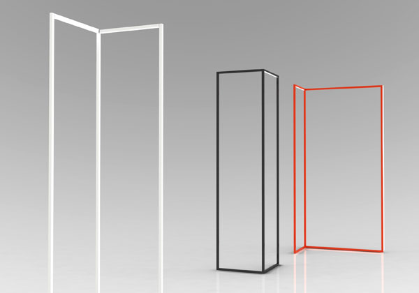 design minimale salone del mobile 2013 spigolo è l'innovativa lampada disegnata da studiocharlie per omikron design paravento di luce e volumi virtuali
