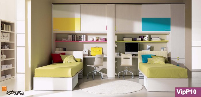 10 soluzioni per una cameretta doppia architettura e design a roma Come creare due camerette in una stanza