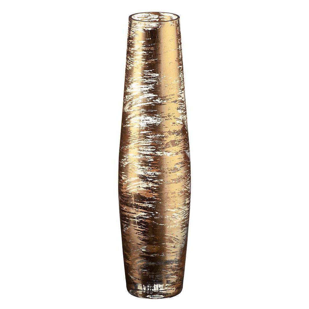 amazon-vaso-vaso-in-vetro-vaso-esclusivo-collezione-golden-dust-oro-trasparente-35-cm-lavorato-a-mano