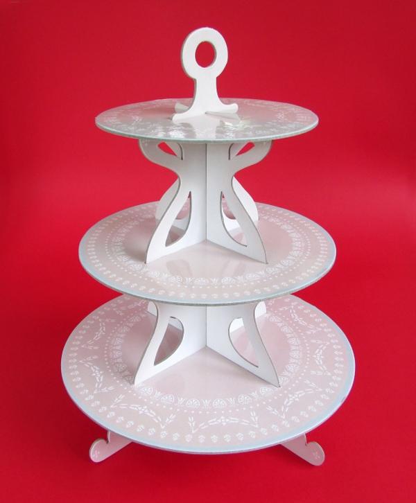 cart Victoria 3 Tier Cake Stand by Arany-ló Papír