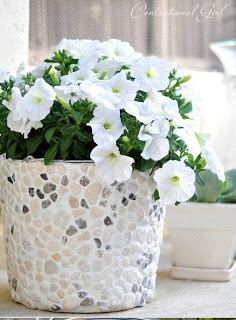 gesso vaso mosaico  tutorial