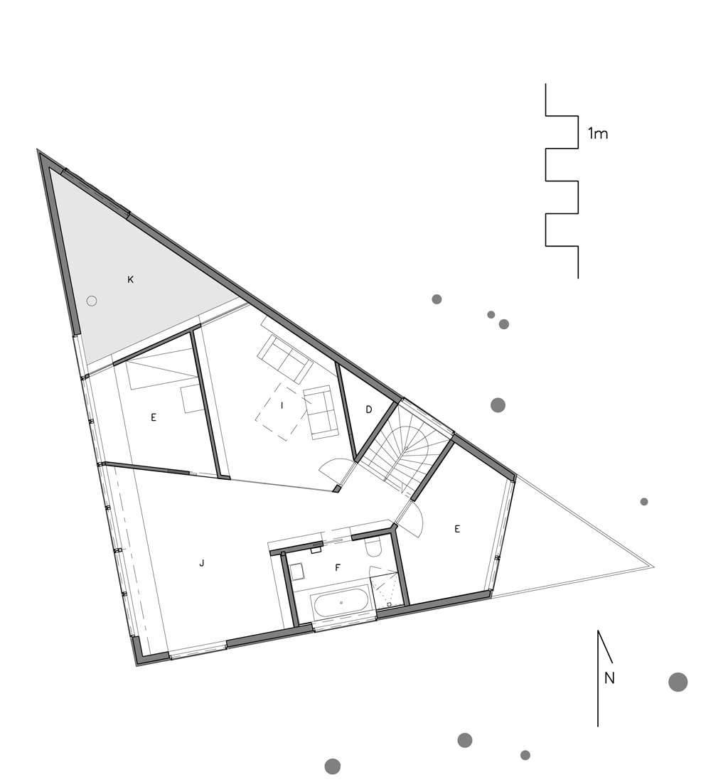 arch, casa-triangulo Architetti  Jarmund  Vigsnæs AS Architetti MNAL  5
