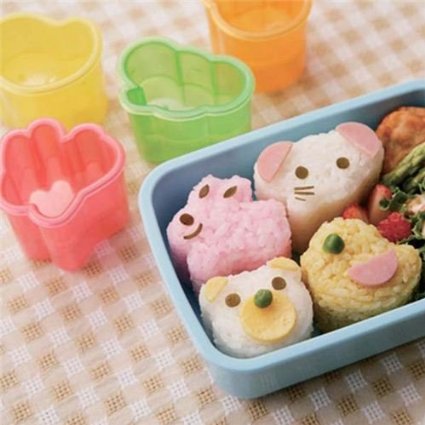 .amazon kawaii Stampi modella riso coniglio orso elefante Bento Onigiri