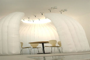 stanza gonfiabile stanza Office in a Bucket