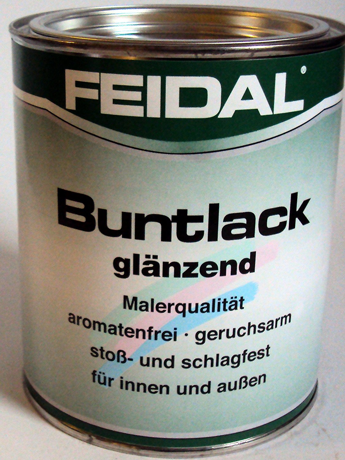.amazon Feidal vernice resinasmalto colorato samtcoloralchidiche a base di solventi, per interni ed esterni, luce grigio chiaro RAL 7035 lucido 0,25 Lgrigio chiaro
