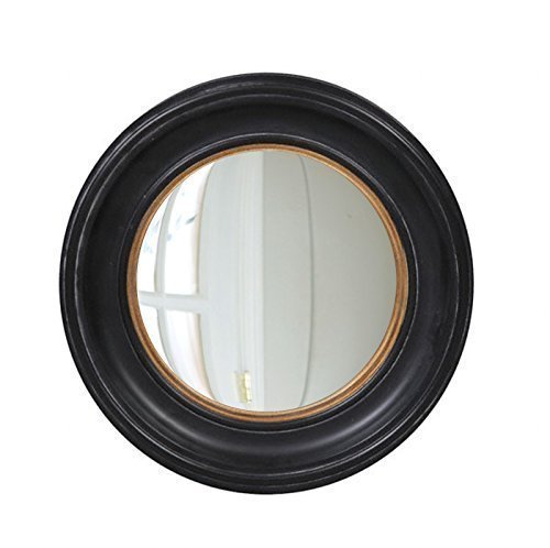 .amazon belle maison tradizionale nero rotondo occio di pesce oblò specchio da parete 40cm