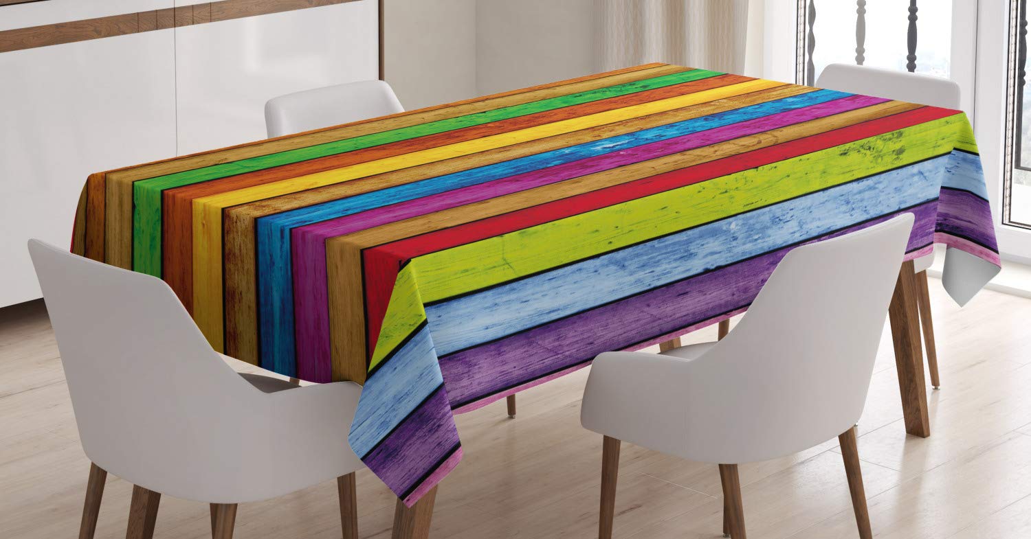 Tovaglia Rettangolare ABAKUHAUS Fiore Vita – 140x200 Cm, Fucsia/viola, Poliestere, Resistente Alle Macchie