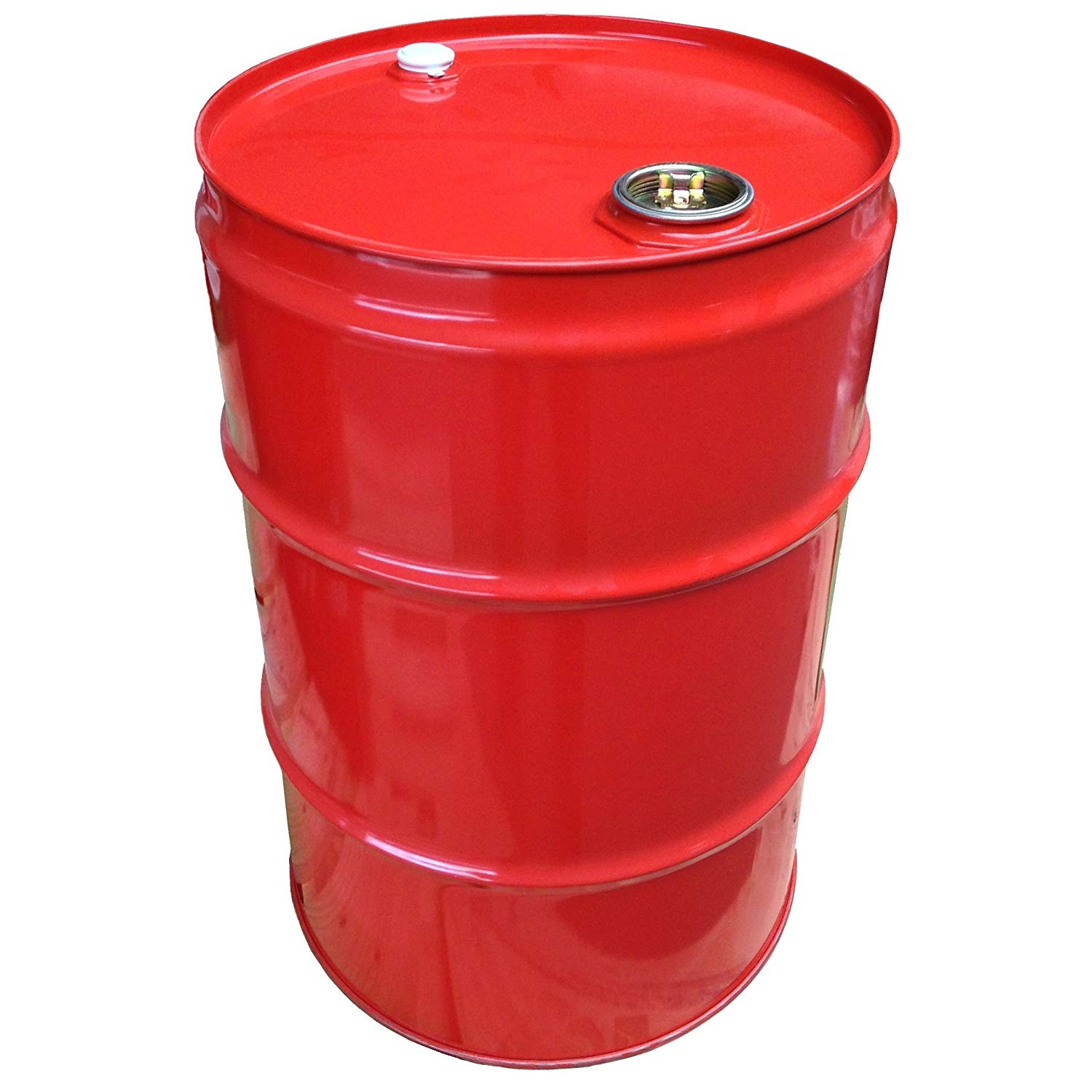 .amazon 60 litri in lamiera di acciaio colpiamo toccale officine toccale Oil Drum easybiz colore rosso Dimensioni approssimative Altezza 605 mm; circa 370 mm di diametro.