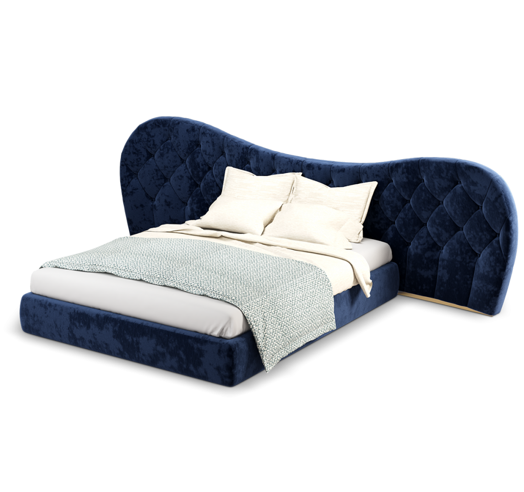 Classic Blue colore Pantone 2020 - image camera-da-letto-the-Linda-Mid-Century-Modern-Bed-featuring-the-Classic-Blue-by-OTTIU-1024x961 on http://www.designedoo.it
