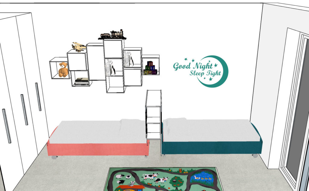 Organizzare la camera dei bambini - image progetto-2-IV-1024x634 on http://www.designedoo.it