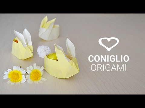 Decorazioni Pasquali belle, semplici e veloci - image coniglio-origami on http://www.designedoo.it