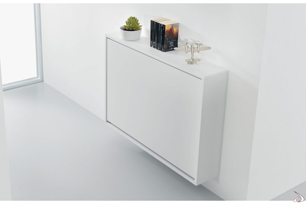 Progettazione d’interni - image scrivania-pezzani-consolle-design-sospesa-bianca-con-contenitore-per-sedie-bureau-1-1024x683 on http://www.designedoo.it