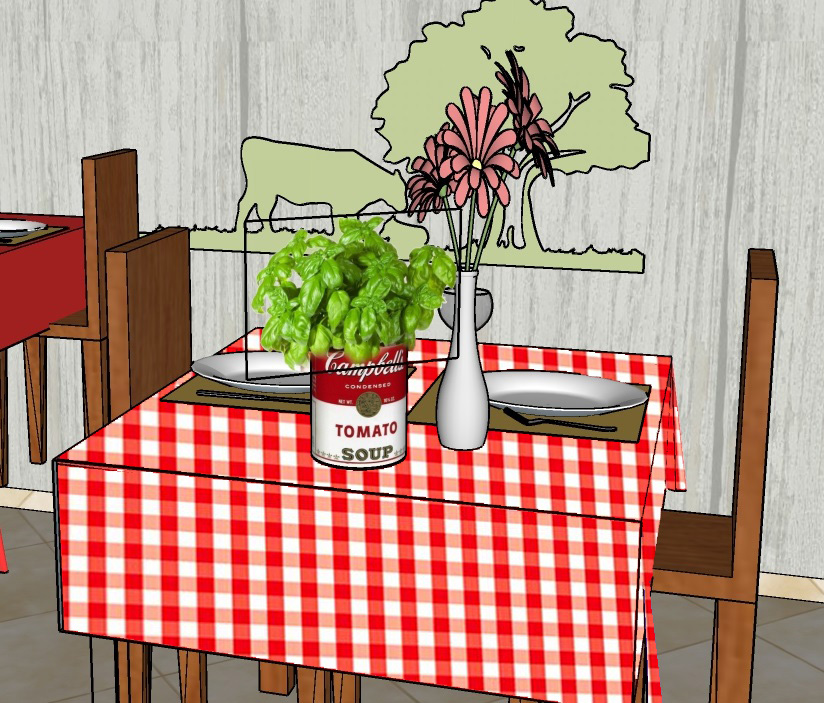 Restyling ristorante, colore e decorazioni - image tavolo2 on http://www.designedoo.it