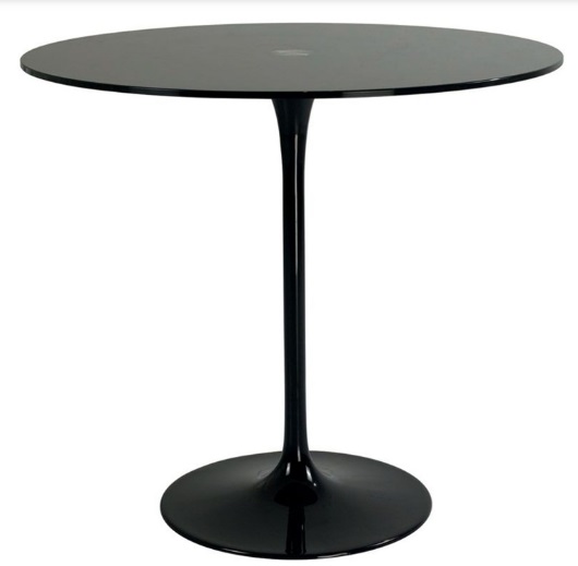 Progetto completo per una guesthouse di lusso - image tavolo-superestudo-Tavolo-SAARINEN-GLASS-90-nero on http://www.designedoo.it
