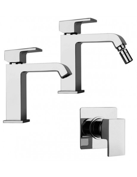 Tre tendenze per i rubinetti per il lavabo. - image bagno-set-miscelatori-bagno-lavabo-bidet-ed-incasso-doccia-marca-piralla-mod-sorgente on http://www.designedoo.it