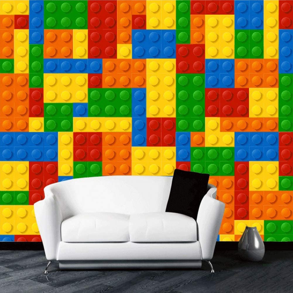 Trend allert: LEGO mania - image amazon-GUDOJK-Casa-murale-Formato-3D-murales-Carta-da-Parati-per-Lego-Stanza-dei-Mattoni-Camera-da-Letto-per-Bambini-Negozio-di-Giocattoli-Non-Tessuto-Carta-da-Parati-murale-Decorazione100x150cm on http://www.designedoo.it