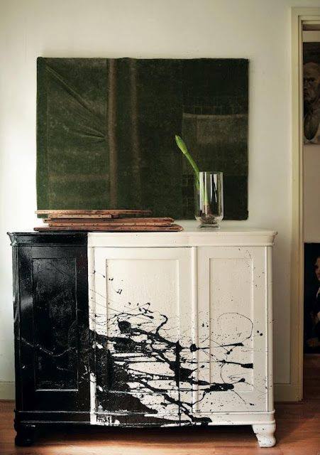 Idee per arredare casa spendendo poco - image dipingere-un-mobile on http://www.designedoo.it